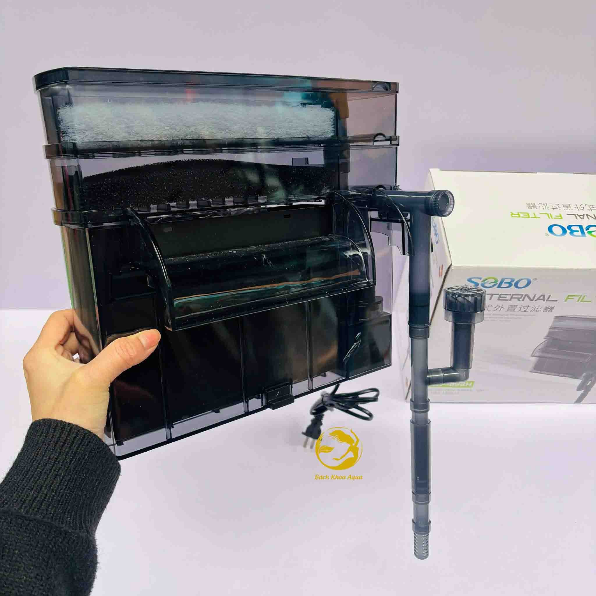 Lọc thác treo Sobo WP-898H thiết kế dàn mưa 2 tầng thông minh